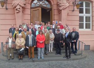 Die Besuchergruppe aus Polch im Landtag in Mainz